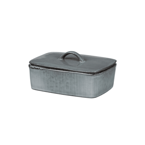 Image showing the Nordic Sea Butter Dish and Lid, 15cm, Blue product.