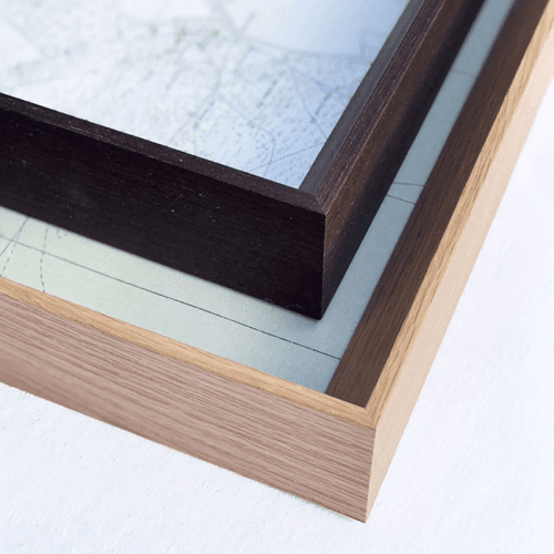 Image showing the Personalised Drinks Tray with Map Voucher, 46 x 32cm, Dark, Dark product.