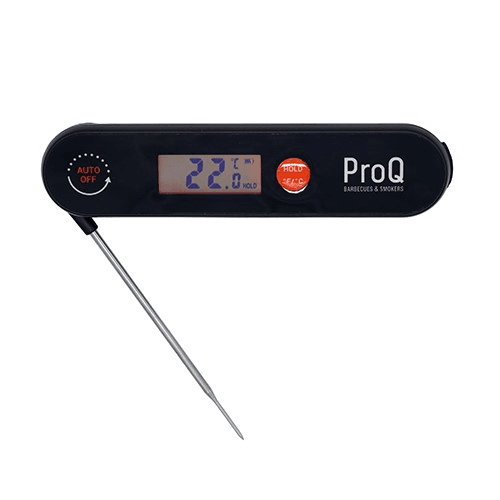 Rechargeable digital instant read thermometer, Black