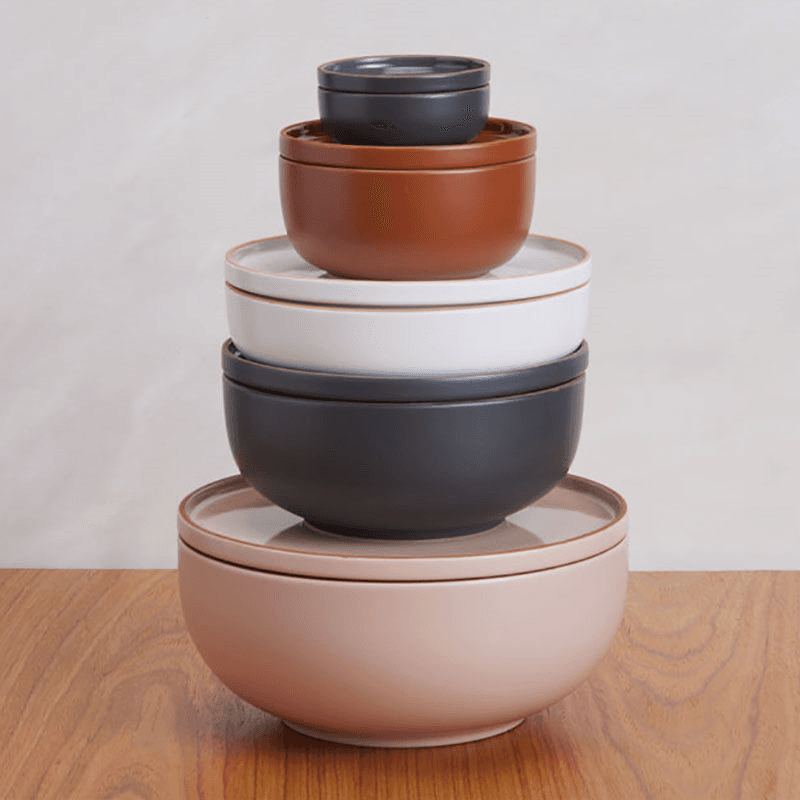 Set of 4 Dinner Bowls, 22cm, Spice