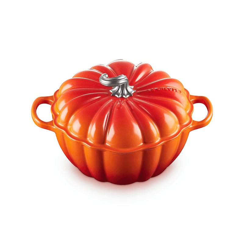 Signature Cast Iron Pumpkin Casserole, 24cm, Volcanic