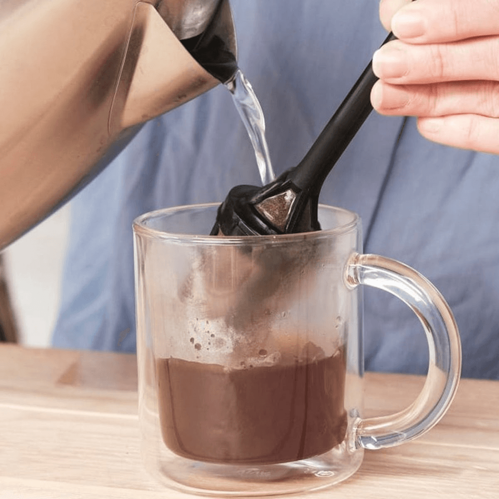 Brew It Stick Coffee and tea infuser, L6.4 x W6.4 x H20cm, Charcoal