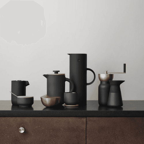 Image showing the Theo by Francis Cayouette Filter coffee jug, H20cm - 0.8 litre, Black product.