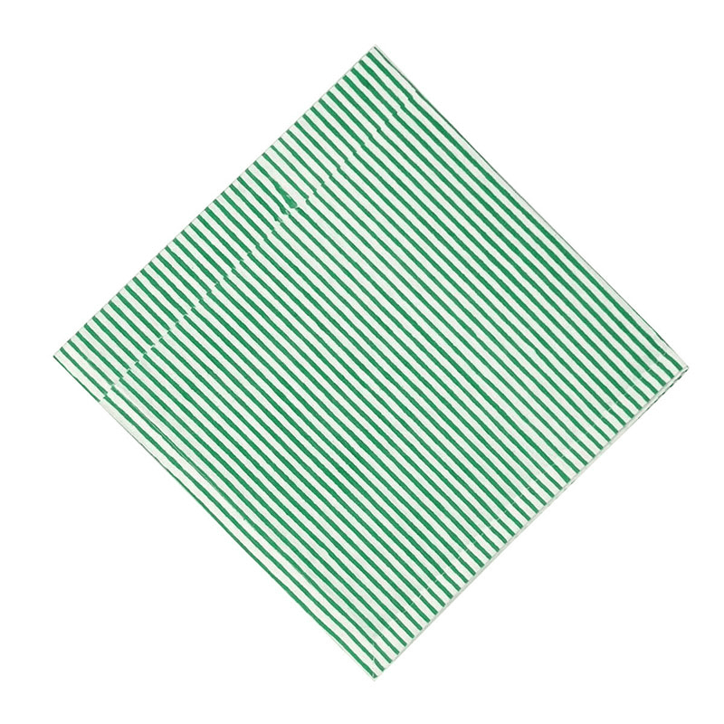 Striped Napkins, 45 x 45cm, Emerald