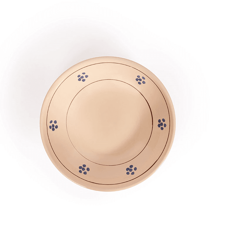 Fiore Set of 4 Pasta Bowls, D20cm, Cream