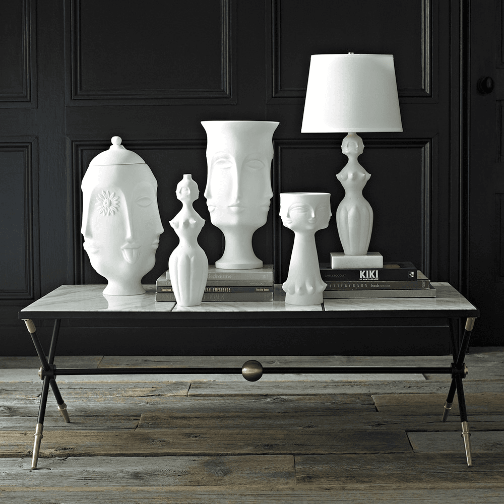 Muse Dora Maar Vase, H38cm, White