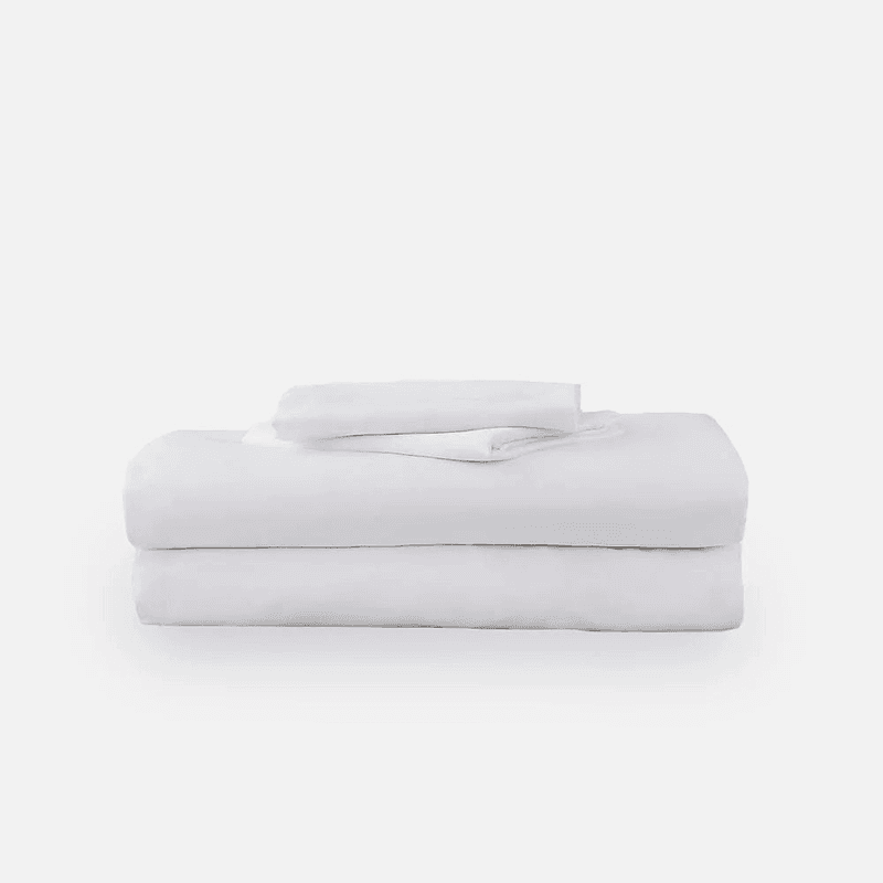 Eucalyptus Silk Double Bedding Set, White
