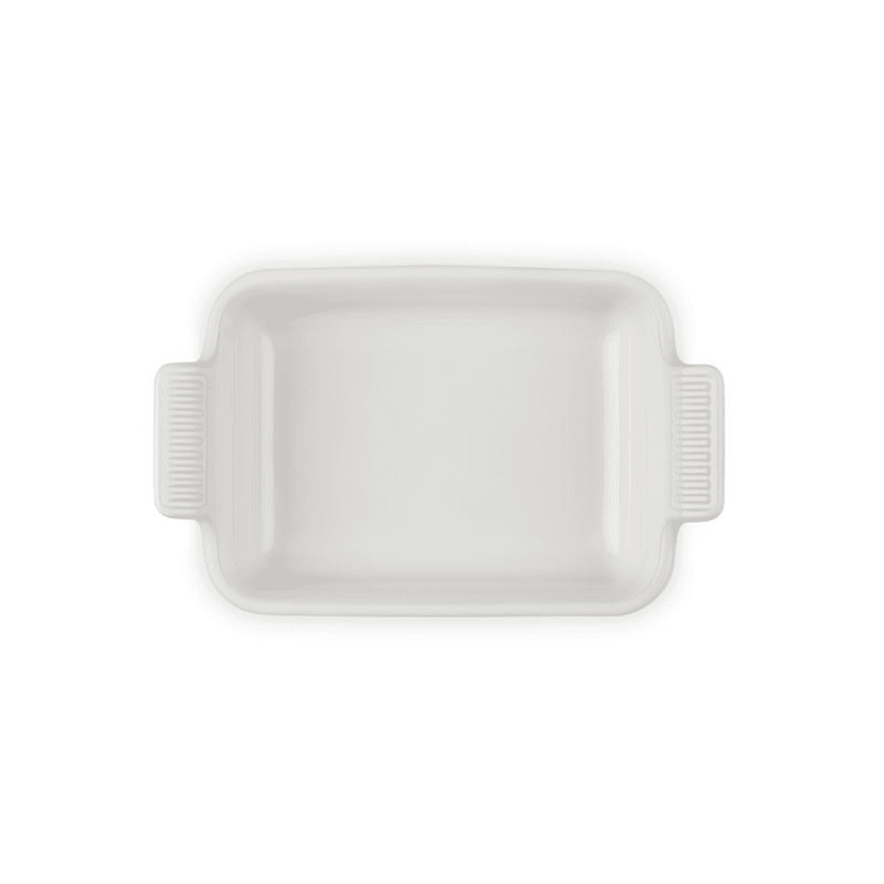 Stoneware Deep rectangular dish, 19cm - 1.08 litre, Meringue