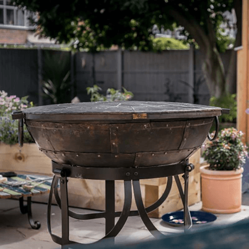 Image showing the Firebowl shield, 80cm, Black product.