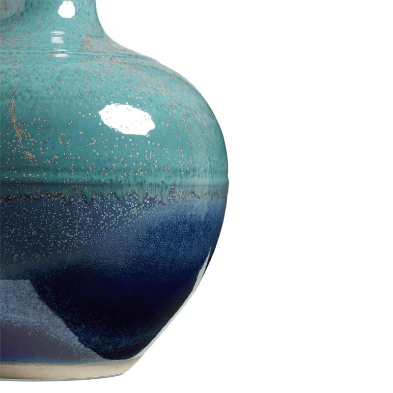 Asteria Table Lamp, H49cm x Diameter 35cm, Marine Blue
