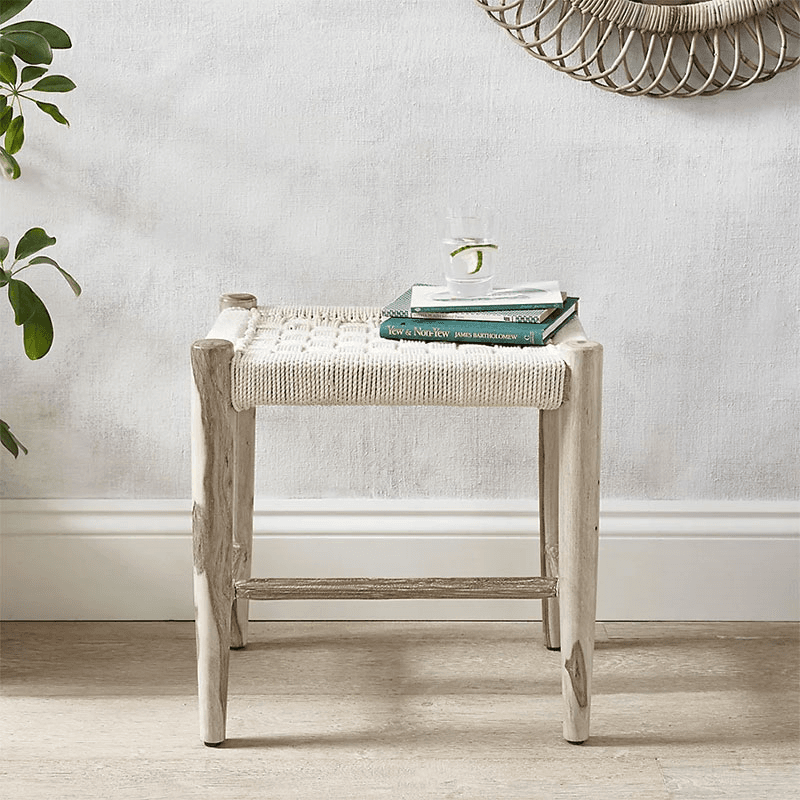 Faro Woven Stool, Natural