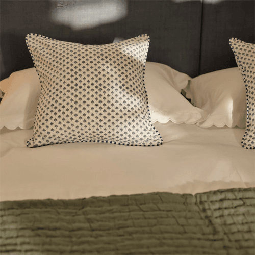 Image showing the Eve Cushion Cover, 45 x 45cm, Navy product.