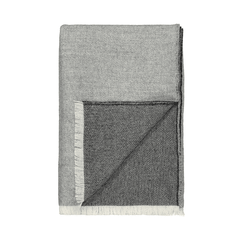Venice Throw, H190cm x W130cm, White/Grey