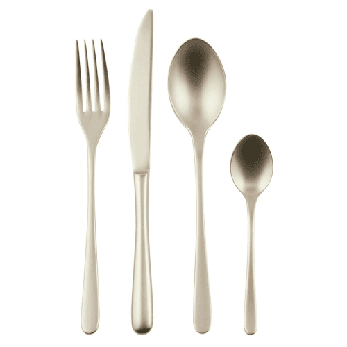 Image showing the Taste 24 Piece Cutlery Set, Antique Champagne product.