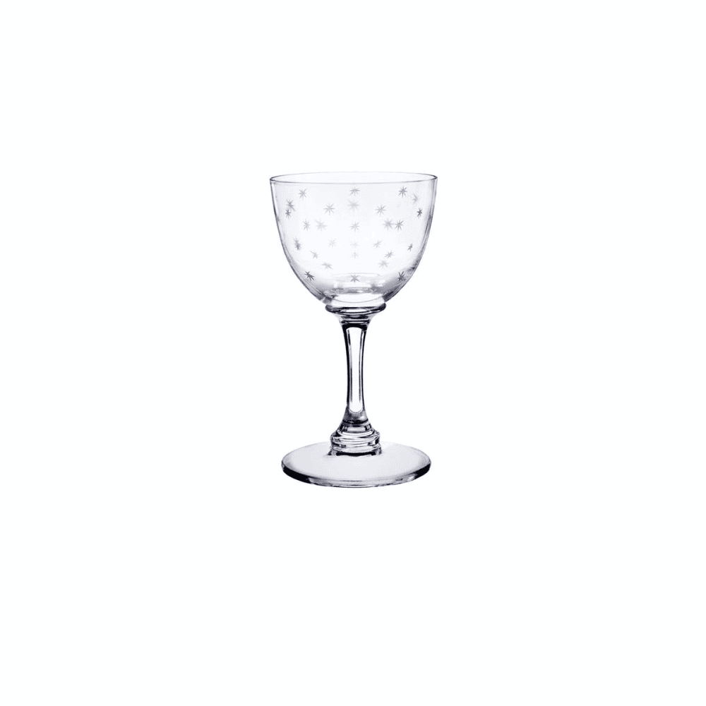 Stars Set of 6 liqueur glasses, 80ml, Crystal