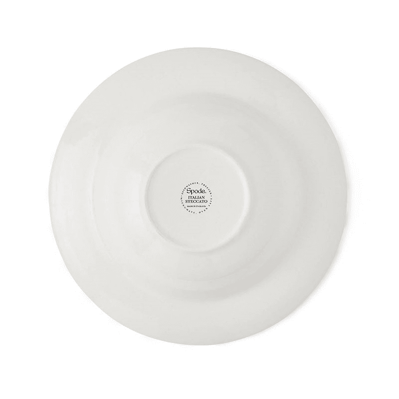 Stecatto Set of 4 Cereal Bowls, D19cm, White and Blue