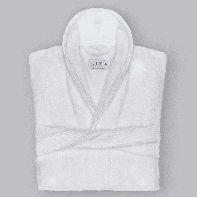 Kando Bath Robe, Medium, White