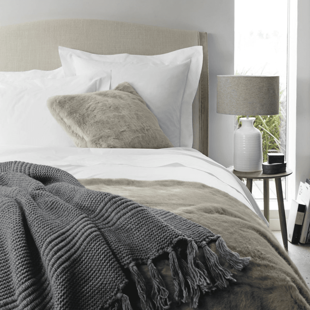 Savoy - 400 Thread Count Egyptian Cotton Oxford pillowcase, 50 x 75cm, White