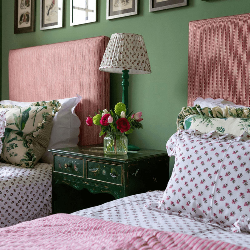 Ditsy King Size Duvet Cover, Pink