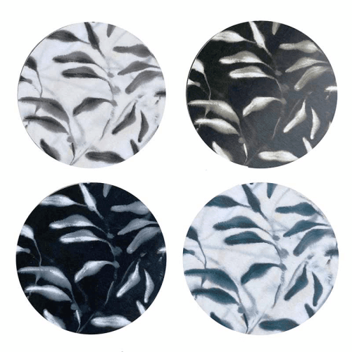 Image showing the Amongst Set of 4 Coasters, D10cm, Assorted product.
