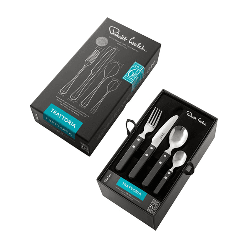 Trattoria Bright 24 Piece Cutlery Set
