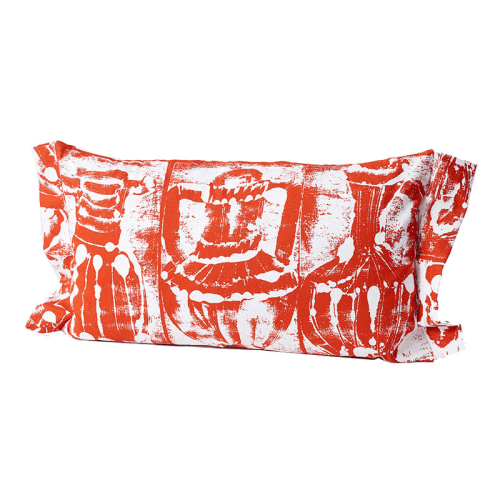 Image showing the Taverna Cushion, 40 x 60cm, Tangerine product.