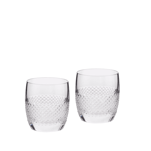 Image showing the Diamond Mosaic Set of 2 Tumblers, 260ml, Clear product.