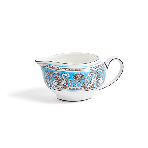 Image showing the Florentine Cream, D12.1cm, Turquoise product.
