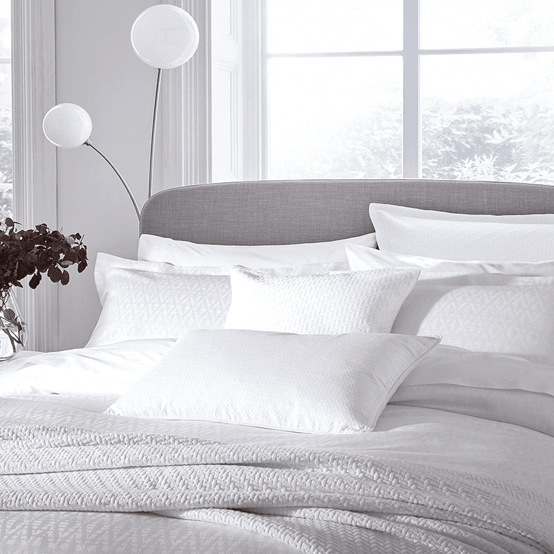 Kham Duvet Cover, King, White