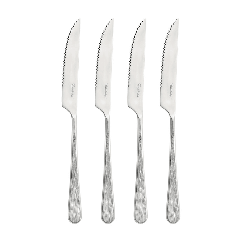 Skye Set of 4 Steak Knifes, L23cm, Stainless Steel