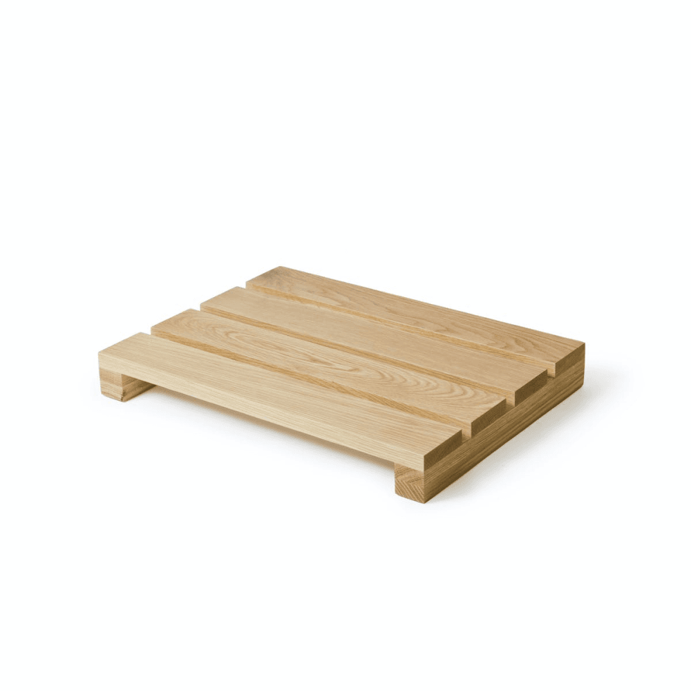 Apartment duckboard, H6 x W50 x D38cm, Oak