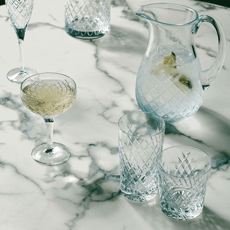 Barwell Set of 4 Highball Glasses, 384ml, Clear