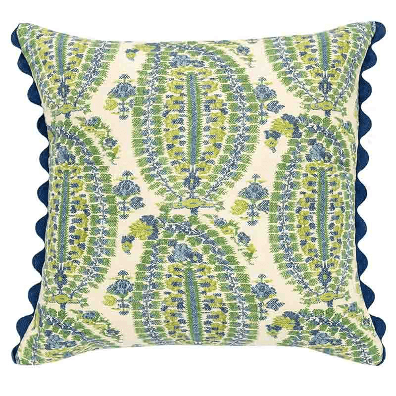 Anoushka Cushion, 50 x 50cm, Blue/Green