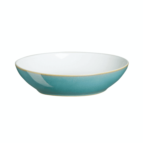 Image showing the Azure Pasta bowl, 22 x 5cm, Aquamarine product.