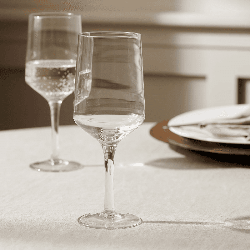 Hoxton Set of 6 White Wine Glasses, H23.5cm