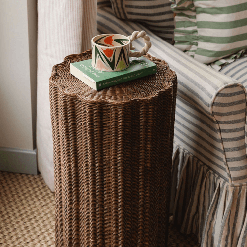 Image showing the Connie Wavy Side Table, Teak product.