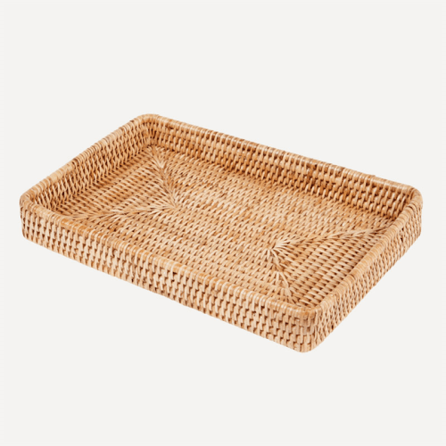 Image showing the Rattan Tray, 30 x 20cm, Natural product.