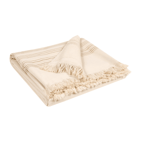 Image showing the Cancun Pair of hammam towels, 90 x 180cm, Linen product.