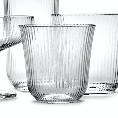 Image showing the Inku, Set of 4 Tumblers, Clear product.