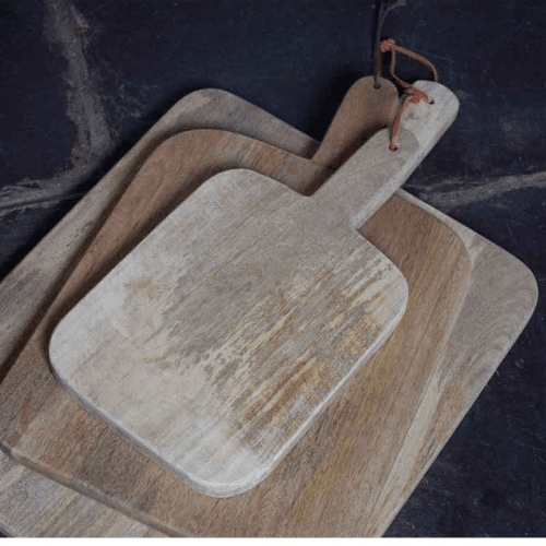 Image showing the Niju Chopping Board, L38 x W20cm, Mango Wood product.