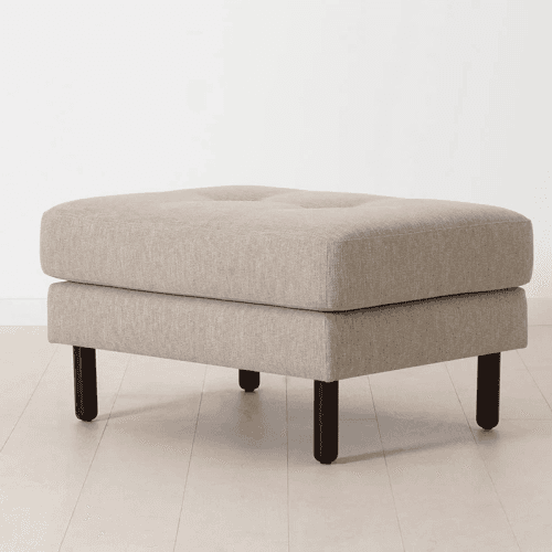 Image showing the Model 04 Ottoman, Linen Pumice product.