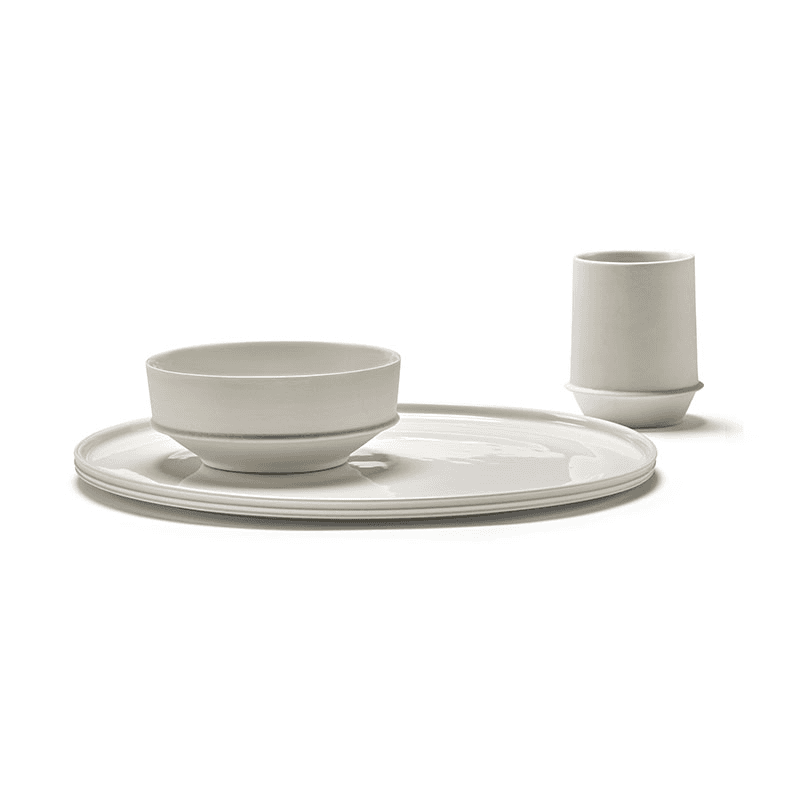 Dune Serving Plate, D33cm, Alabaster