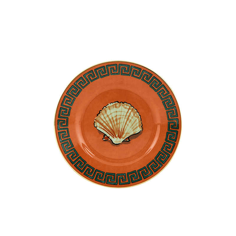 Il Viaggio Di Nettuno Plate, D16cm, Rock Orange