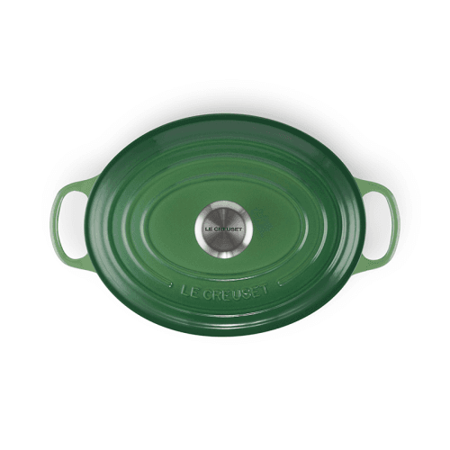 Image showing the Signature Cast Iron Oval Casserole, 29cm, Bamboo product.