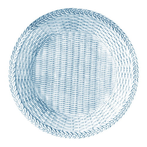 Image showing the Wicker Charger Plate, D28cm, Blue product.