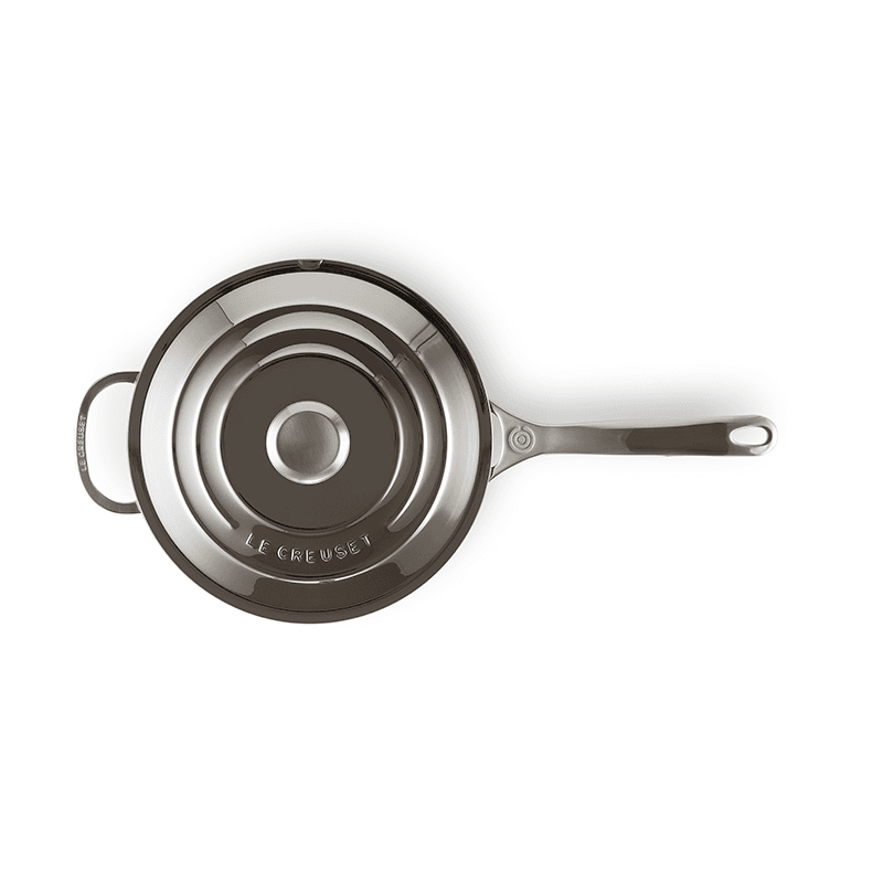 Signature Uncoated Chef's pan with lid, 24cm, Stainless Steel