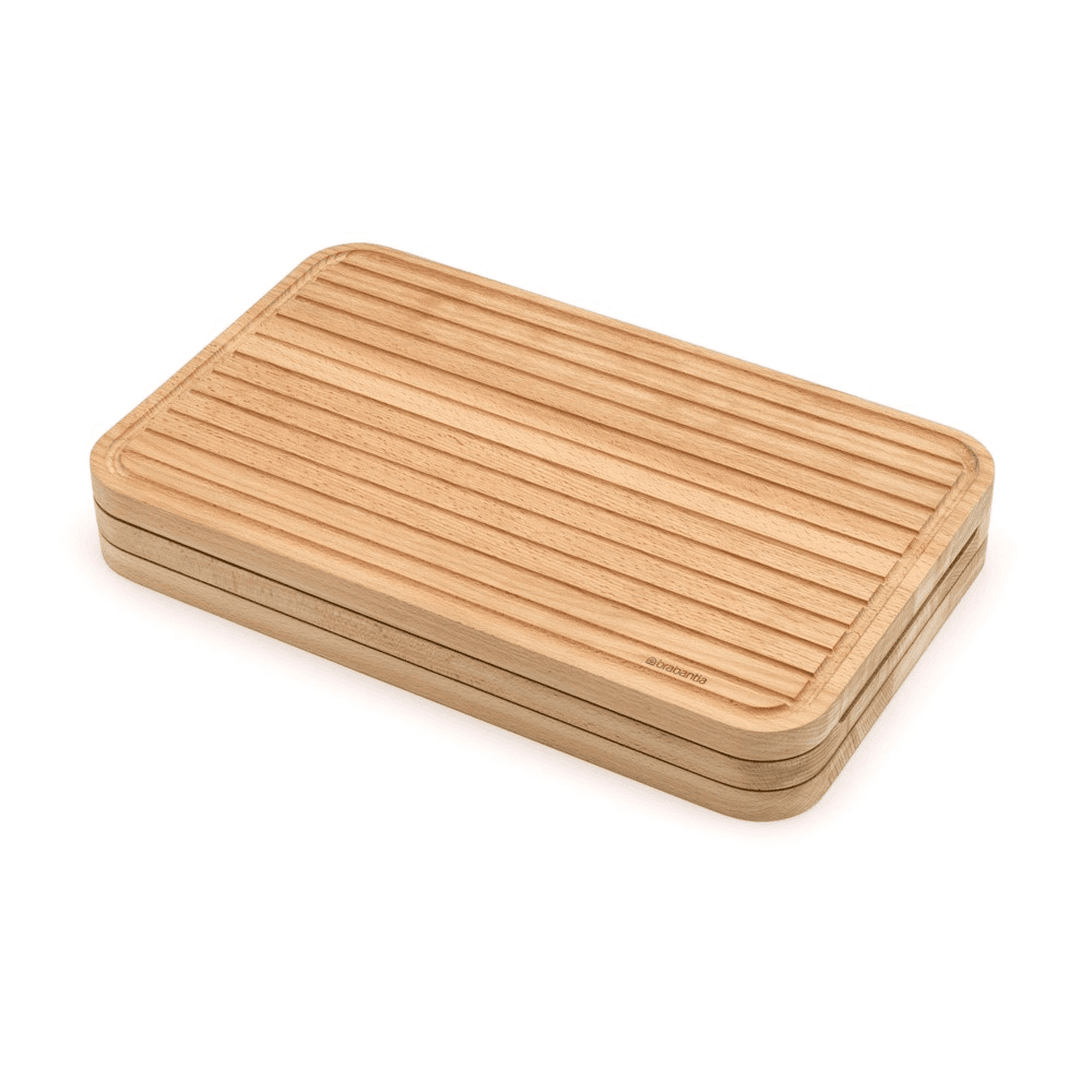 Set of 3 chopping boards, H6 x W40 x D25cm, Brown