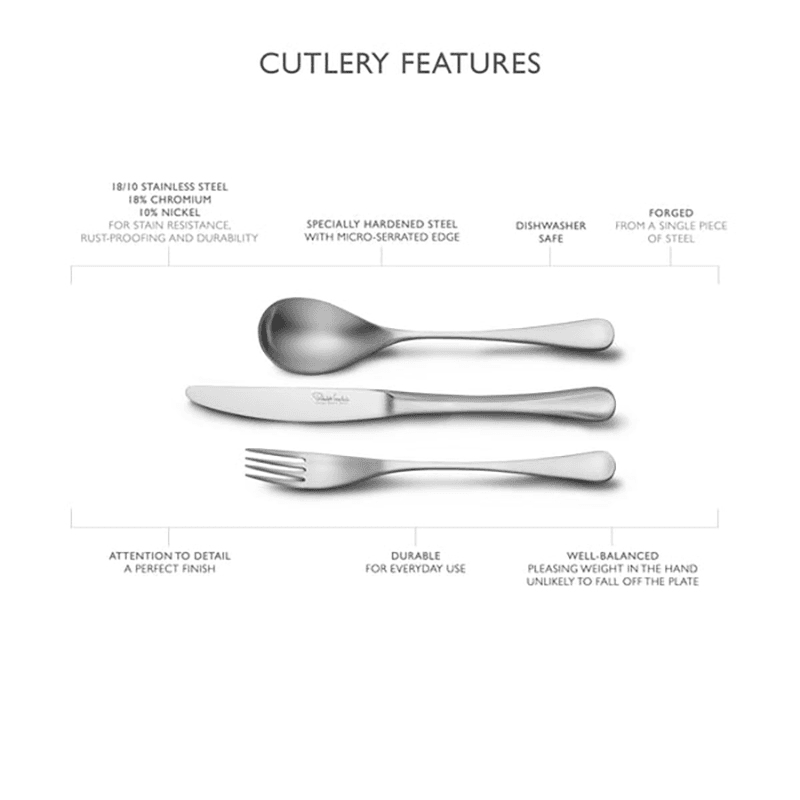 RW2 Satin 3 piece serving set, stainless steel