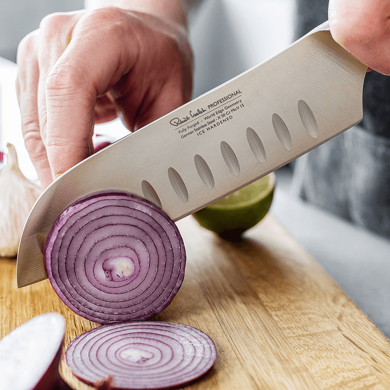 Professional Santoku Knife, 14cm, Stainless Steel