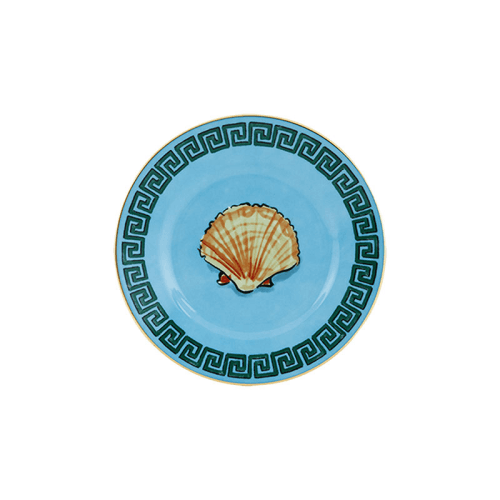 Image showing the Il Viaggio Di Nettuno Plate, D16cm, Sea Blue product.